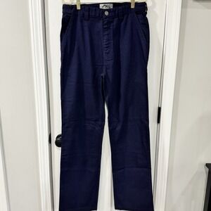 AXE FR Roundhouse Pants Mens 30x32 Navy Flame Resistant NFPA 2112 CAT 2